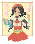  black_hair blue_eyes book capcom guild_sweetheart hpa_(foolish_factory) monster_hunter monster_hunter_3 smile 