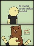  bloody_brothers comic face_humping gay human humor humping interspecies male mammal pedobear portuguese_text text translated unknown_artist 