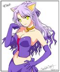  blaze_the_cat breasts cat_ears chocolatecherry cleavage clothed clothing corset female gloves hair human humanized long_hair long_purple_hair mammal midriff navel purple_hair sega skirt solo sonic_(series) yellow_eyes 