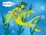  catmonkshiro ears female fins fish marine no_feet sea tail transformation underwater water 
