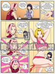  comic hinata_hyuuga jimryu naruto sakura_haruno 