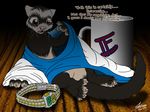  catmonkshiro coffee feral ferret mammal mustelid paws solo tail transformation watch 