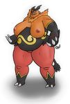  anthro bbwpokedex breasts chubby eddy_okapi emboar female mammal nintendo nipples obese overweight pig pok&#233;mon pok&#233;morph pokemon porcine pussy solo video_games 