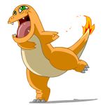  animated_gif charmander gen_1_pokemon lowres no_humans pokemon pokemon_(creature) smile solo transparent_background troll_face walking zeurel 