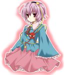  bad_id bad_pixiv_id etou_(cherry7) eyeball komeiji_satori pink_hair purple_eyes purple_hair sleeves_past_wrists solo third_eye touhou 