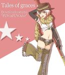  alternate_costume bad_id bad_pixiv_id belt brown_eyes copyright_name crop_top gloves hat midriff multicolored_hair pascal red_hair shibanashi_miso short_shorts shorts tales_of_(series) tales_of_graces torn_clothes torn_gloves two-tone_hair white_hair 