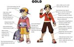  baseball_cap black_hair comparison english gold_(pokemon) hat nintendo official_art poke_ball pokemon pokemon_(game) pokemon_gsc truth 