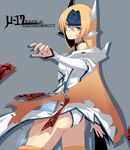  bad_id bad_pixiv_id blazblue blonde_hair blue_eyes empty_eyes long_hair mu-12 nail_polish shirorenge_(huruhuru) solo 