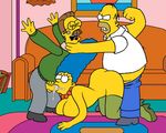  homer_simpson marge_simpson ned_flanders tagme the_simpsons 