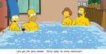  edna_krabappel homer_simpson marge_simpson ned_flanders nedna the_simpsons 