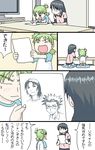  ayase_ena comic fujoshi gachon_jirou genshiken koiwai_yotsuba mr_koiwai multiple_girls oekaki parody translated yotsubato! 