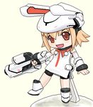  animal_ears artist_request bunny_ears chibi copyright_request gun imageboard_colors lowres mecha_musume oekaki solo weapon 