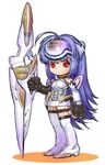  artist_request boots crossover gloves hoihoi-san ichigeki_sacchuu!!_hoihoi-san kos-mos parody solo thighhighs weapon xenosaga xenosaga_episode_i 