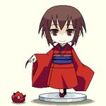  artist_request chibi imageboard_colors japanese_clothes kimono kurame kusari_hime:_euthanasia lowres oekaki solo 