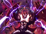  electricity glowing mazinkaiser mazinkaiser_(robot) mecha no_humans solo taaburu wings 