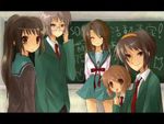  asahina_mikuru asahina_mitsuru genderswap koizumi_itsuki kyonko lowres nagato_yuki nagato_yuuki suzumiya_haruhi suzumiya_haruhi_no_yuuutsu suzumiya_haruhiko 