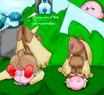  crossover glaceon kirby lopunny pokemon 