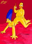  homer_simpson marge_simpson tagme the_simpsons yellowgirl 