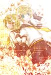  1girl brother_and_sister kagamine_len kagamine_rin kasuga_sunao siblings twins vocaloid 