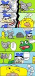  comic crossover dolan_dooc donald_duck feels_good_man homer_simpson meme mickey_mouse pepe tagme the_simpsons 