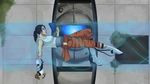  aperture_science_advanced_knee_replacement aperture_science_handheld_portal_device blue_eyes book brown_hair chell food glados ponytail portal portal_(series) portal_2 smile spoilers wheatley yellow_eyes 