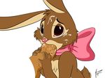  anthro breasts brown_fur cadbury cadbury_bunny cadbury_caramel_bunny cum cum_on_face disembodied_penis duo erection fellatio female fur human lagomorph male mammal mascots nude oral oral_sex penis plain_background rabbit red_eyes sex siroc straight thick_penis vein white_background 