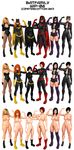  barbara_gordon batgirl batman_family batwoman black_canary cassandra_cain catwoman dc female_furies huntress kate_kane petercotton 