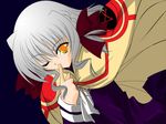  artist_request bell_zephyr night_wizard one_eye_closed poncho solo yellow_eyes 