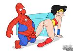  amy_wong crossover futurama online_super_heroes spider-man wonder_woman zoidberg 