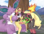  insomniacovrlrd nidoking pokemon snivy typhlosion 