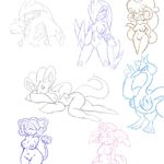  audino cinccino excadrill pokemon simipour swanna whimsicott 