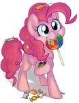  candy cute cutie_mark drooling equine female feral friendship_is_magic horse lollipop looking_at_viewer mammal my_little_pony pinkie_pie_(mlp) pony saliva solo wrapper 