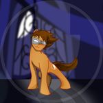  bronies brony brown_hair colt cutie_mark eightysix equine feral friendship_is_magic hair hero horse male mammal mask my_little_pony pony pose white_lightning 