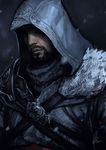  assassin's_creed:_revelations assassin's_creed_(series) beard cheeseboy18193 ezio_auditore_da_firenze facial_hair hood male_focus scarf solo 