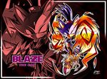  blaze_the_cat cat english_text feline female fire high_heels mammal multi-colored_body one_eye_closed ponytail purple purple_text r-no sega solo sonic_(series) text wallpaper zoom_layer 