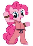  cosplay dougi hibiki_dan my_little_pony pinky_pie street_fighter 