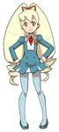  big_hair blue_legwear drill_hair heriyama long_hair pantyhose rockman ryuusei_no_rockman shirogane_luna solo 