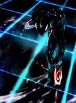  arena armor bodysuit chakram disc_(tron) dual_wielding energy grid helmet holding realistic rinzler science_fiction solo tron tron:_legacy weapon 