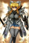  armor erect_nipples mecha_musume s.z.3 thighhighs 
