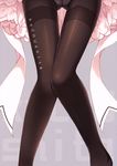  absurdres ass_visible_through_thighs black_legwear close-up copyright_request crotch_seam frilled_skirt frills grey_background highres knees_together_feet_apart legs long_legs pan_(mimi) panties panties_under_pantyhose pantyhose skirt solo thigh_gap thighband_pantyhose underwear 