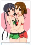  bikini_top errant hirasawa_yui k-on! nakano_azusa singerly swimsuits symmetrical_docking 