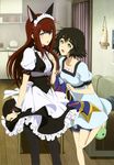  animal_ears makise_kurisu pantyhose sakai_kyuuta shiina_mayuri steins;gate tail 