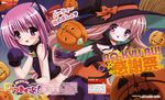  animal_ears hakamada_hinata halloween minato_tomoka nekomimi ro-kyu-bu! tail witch yanagi_shinsuke 