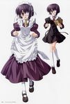  ef_~a_fairytale_of_the_two~ eyepatch maid nanao_naru seifuku shindou_chihiro 