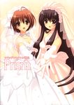  dress marriage_royale navel nishimata_aoi suzuhira_hiro wedding_dress 