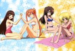  bikini crossover hayate_no_gotoku heterochromia kagurazaka_asuna konoe_konoka mahou_sensei_negima maria sanzenin_nagi swimsuits 