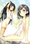  areola hentai_ouji_to_warawanai_neko kantoku naked onsen tan_lines towel tsutsukakushi_tsukiko tsutsukakushi_tsukushi 