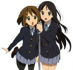  akiyama_mio hirasawa_yui horiguchi_yukiko k-on! pantyhose seifuku 