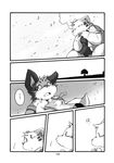  black_and_white chubby comic greyscale haru male monochrome shinobu translated translation_request unknown_species 