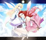  colette_brunel kara_hayashi pantyhose sword tales_of tales_of_symphonia wings zelos_wilder 